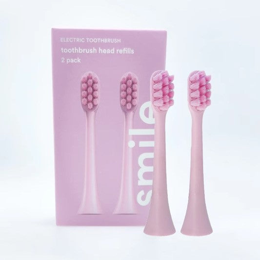 Electric Toothbrush Refill Head 2pk Pink