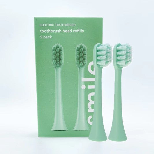 Electric Toothbrush Refill Head 2pk Green